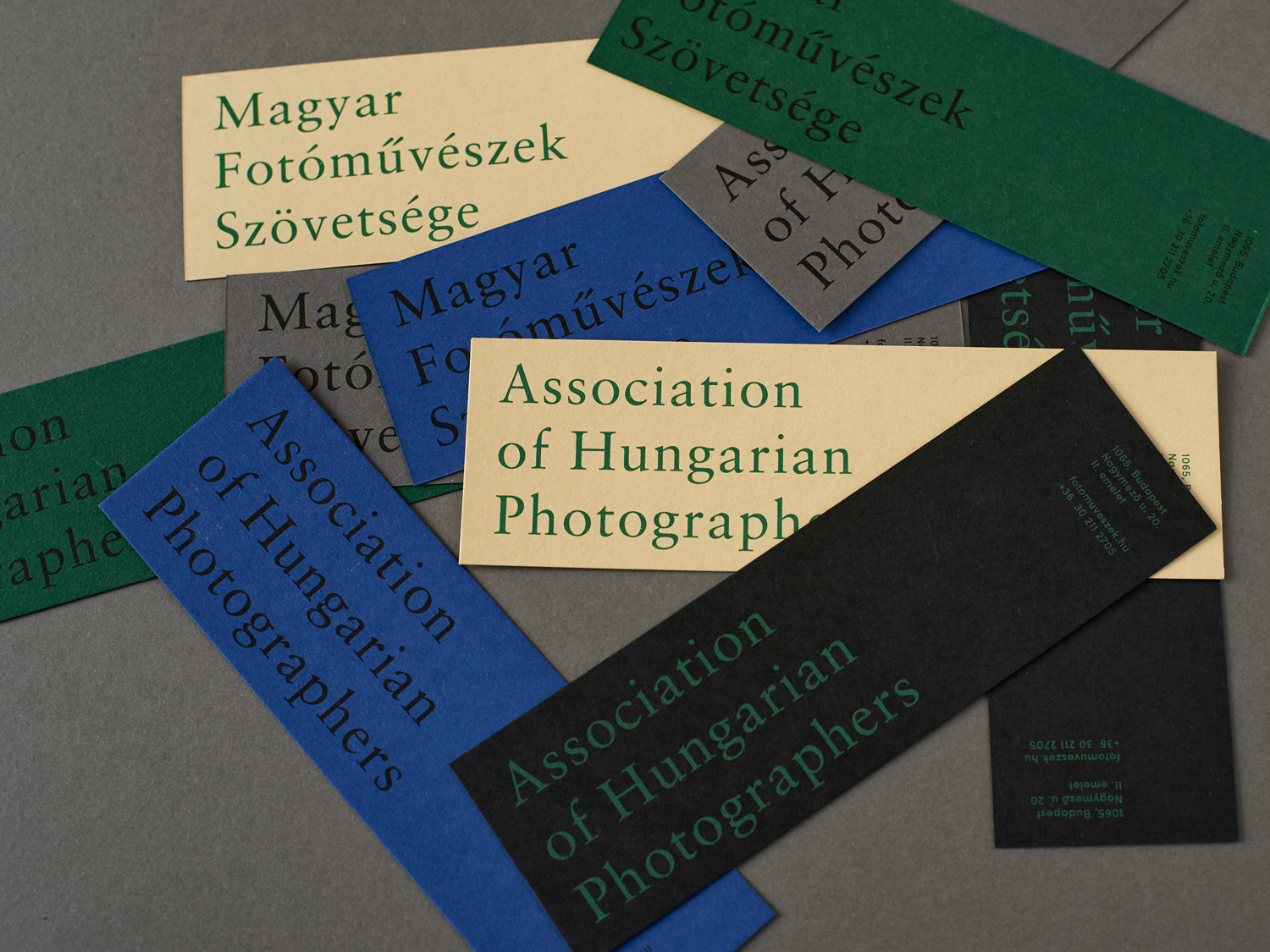 Identity used in an exhibition setting