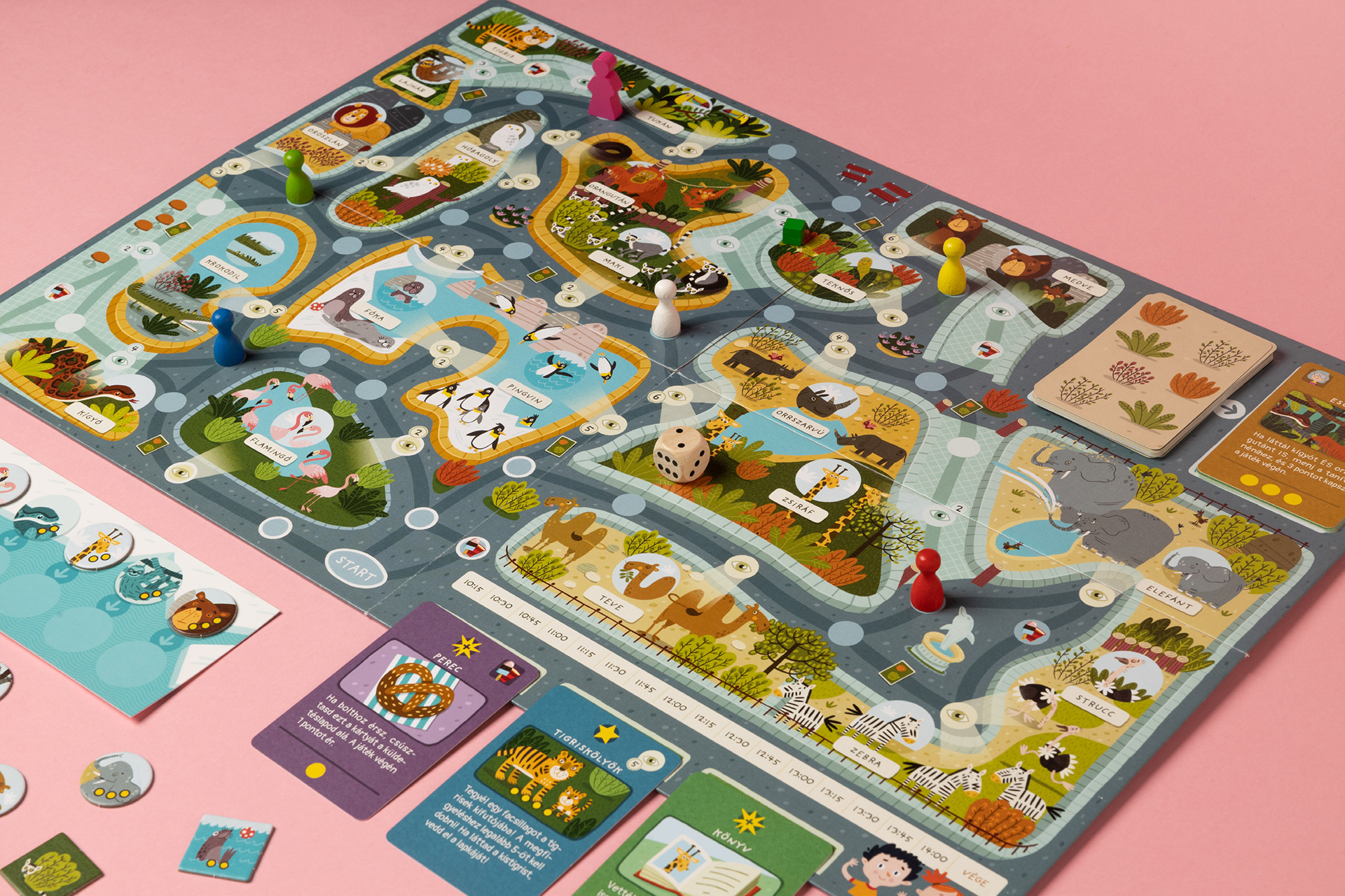 Board-game packaging and components