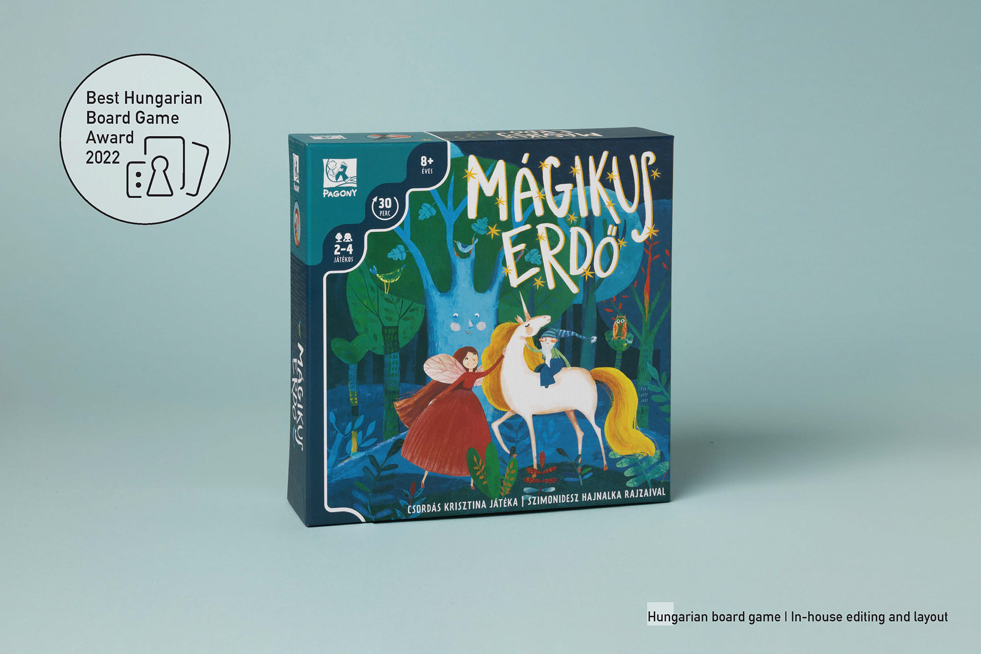 Illustrated board-game elements