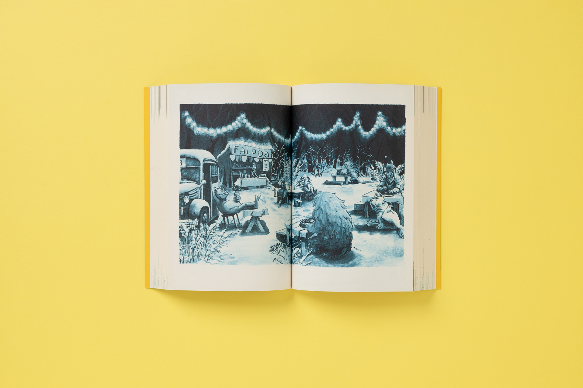Editorial design for a children's title