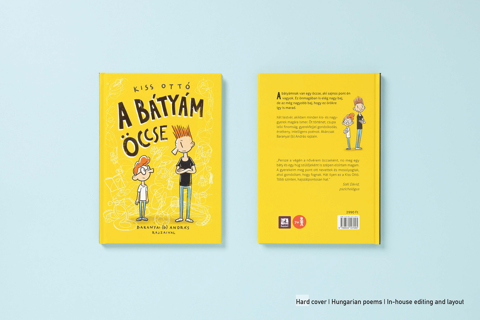 Illustrated book spread