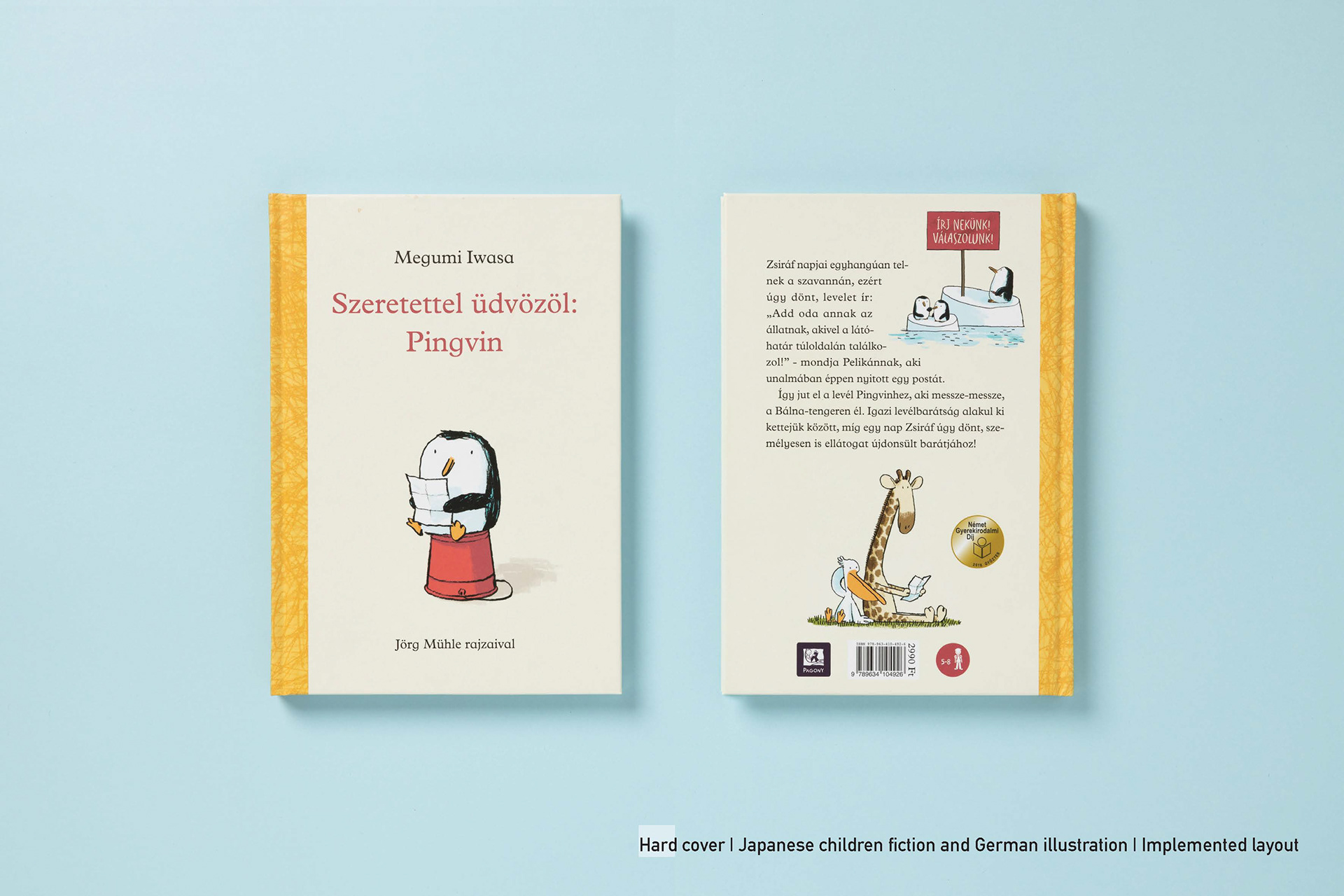 Adapted children's book spread